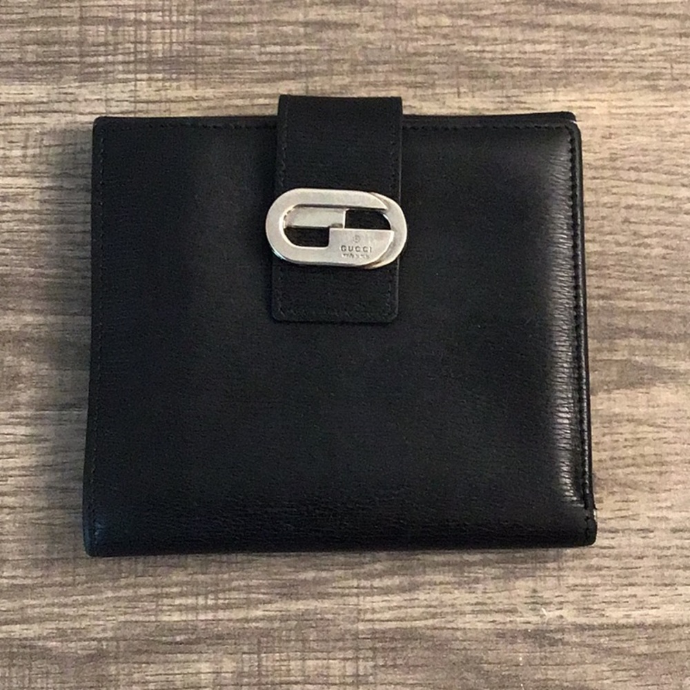 Gucci Black Leather Wallet